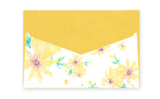 向日葵の花のデザイン封筒